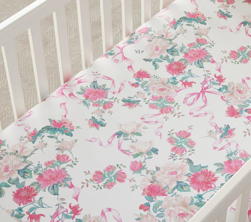 LoveShackFancy Bow Baby Bed Linen Pottery Barn Kids AU